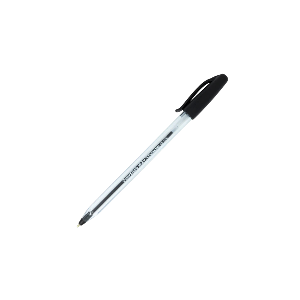 BOLÍGRAFO NEGRO PAPER MATE 1 MM CAJA CON 12 PIEZAS LA3533