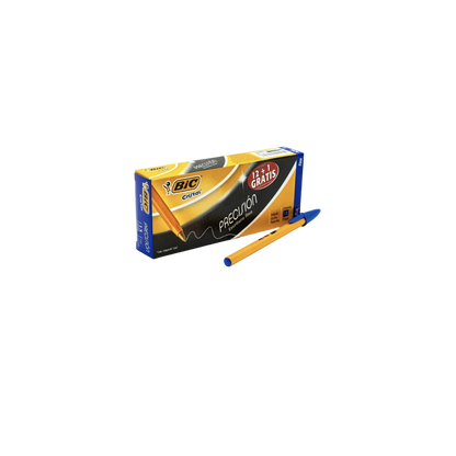 BOLÍGRAFO BIC CLÁSICO COLOR AZUL PUNTO FINO 12 PIEZAS 7501014511054