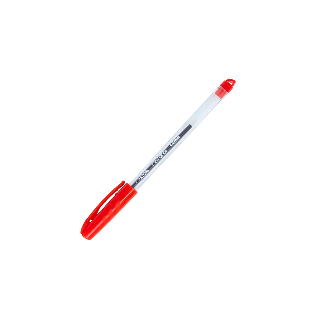 BOLÍGRAFO AZOR PIN POINT ROJO PUNTO MEDIANO 1.0 MM BLISTER CON 12 PZAS 301.6830RO