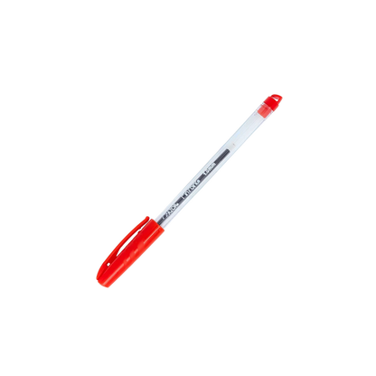 BOLÍGRAFO AZOR PIN POINT ROJO PUNTO MEDIANO 1.0 MM BLISTER CON 12 PZAS 301.6830RO