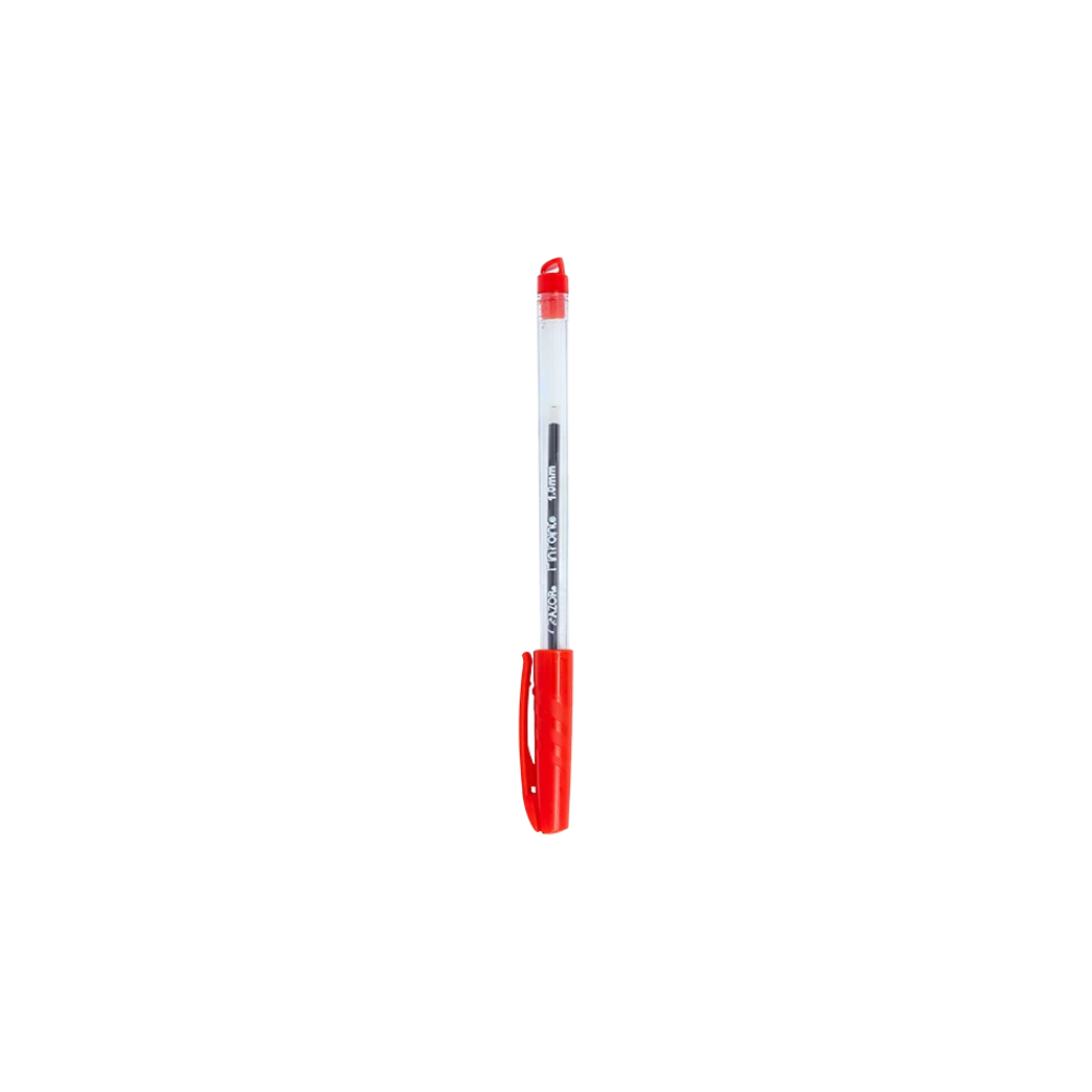 BOLÍGRAFO AZOR PIN POINT ROJO PUNTO MEDIANO 1.0 MM BLISTER CON 12 PZAS 301.6830RO