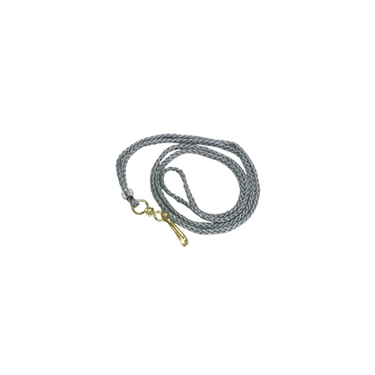 CORDÓN PARA GAFETE COLOR GRIS SABLÓN CON 10 PIEZAS 306.1009