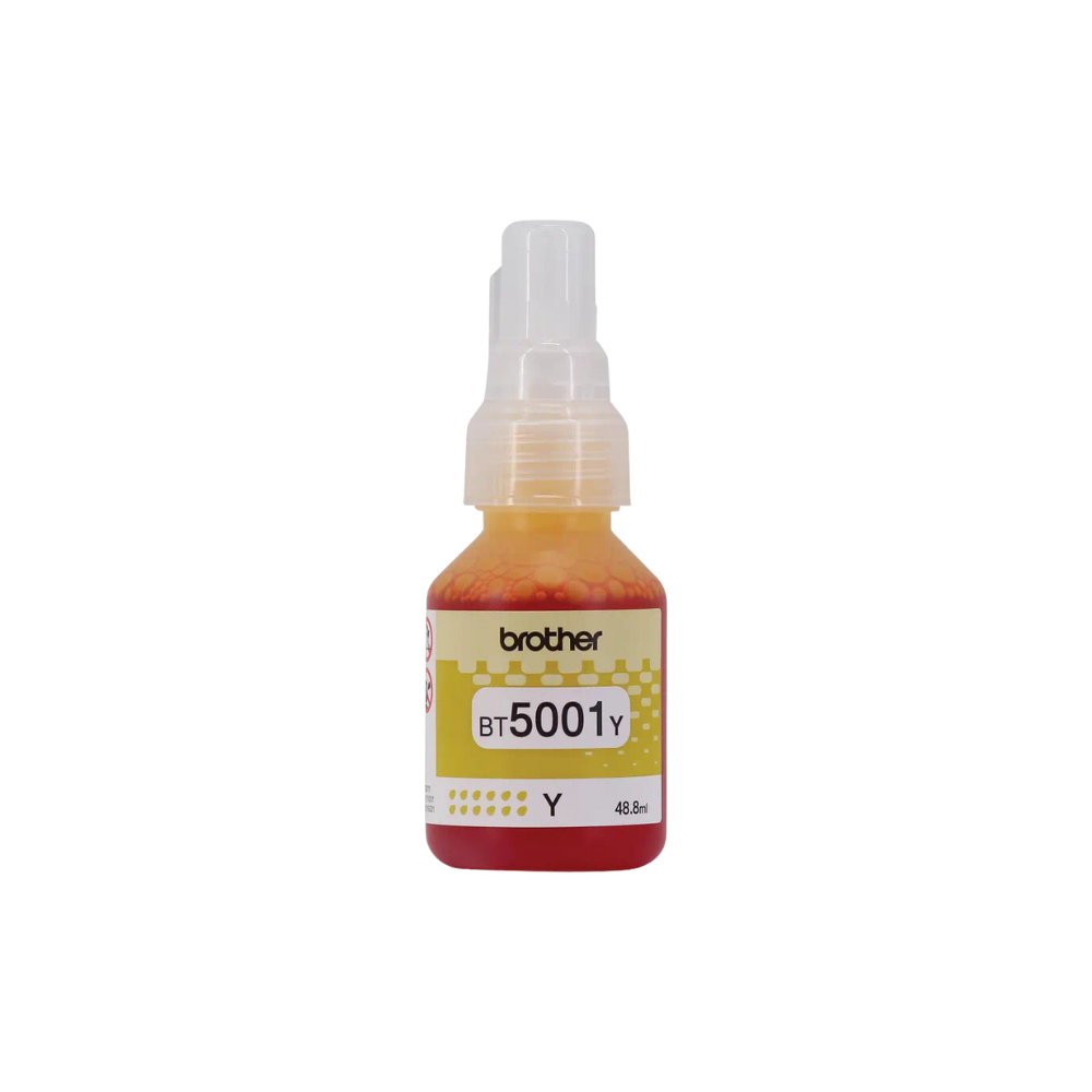 TINTA BROTHER BT5001Y COLOR AMARILLO