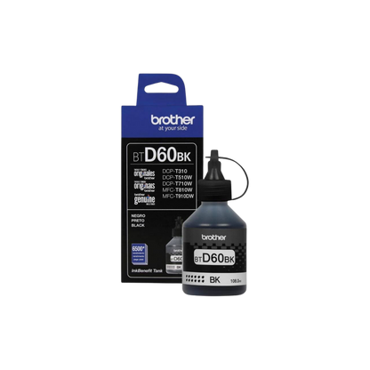 TINTA BROTHER BTD60BK COLOR NEGRO