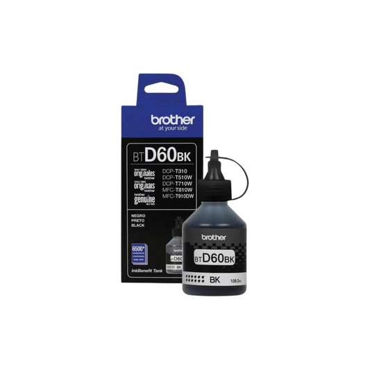 TINTA BROTHER BTD60BK COLOR NEGRO