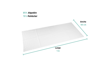 FRANELAS EN PAÑO DE ALGODON, 1 M X 50 CM, KLINTEK MODELO: 56026 56028 56027 CLAVE: FRA-1G FRA-1B FRA-1R
