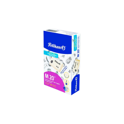 GOMA BEIGE PELIKAN M20 CAJA CON 20 PIEZAS 6150200