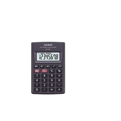 CALCULADORA DE ESCRITORIO CASIO HL-4 DE 8 DIGITOS