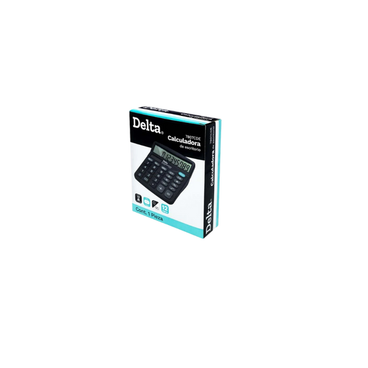 CALCULADORA DE ESCRITORIO DELTA 7807CDE DE 12 DIGITOS 7807CDE