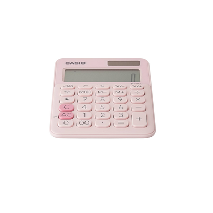 CALCULADORA SEMI ESCRITORIO CASIO MS-20UC-PK-S-EC DE 12 DIGITOS