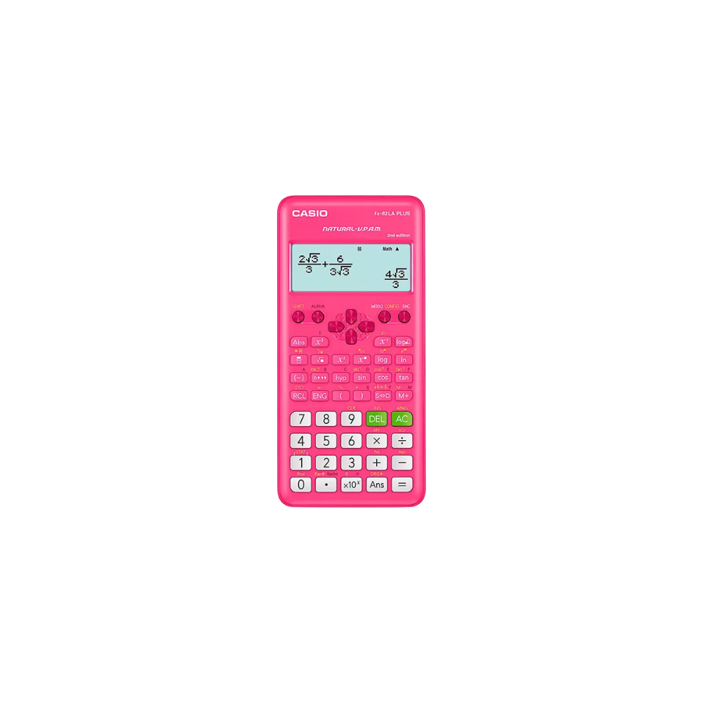 CALCULADORA CIENTÍFICA CASIO FX-82LAPLUS2-PK 252 FUNCIONES