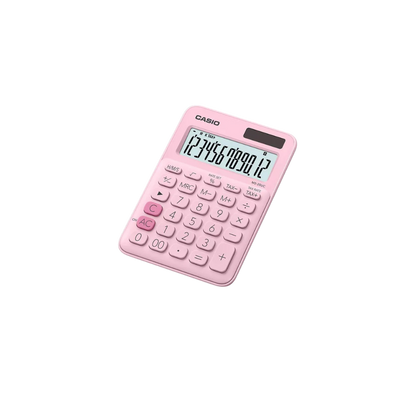 CALCULADORA SEMI ESCRITORIO CASIO MS-20UC-PK-S-EC DE 12 DIGITOS