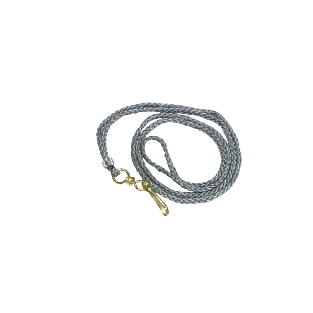 CORDÓN PARA GAFETE COLOR GRIS SABLÓN PAQUETE CON 50 PIEZAS 306.1011