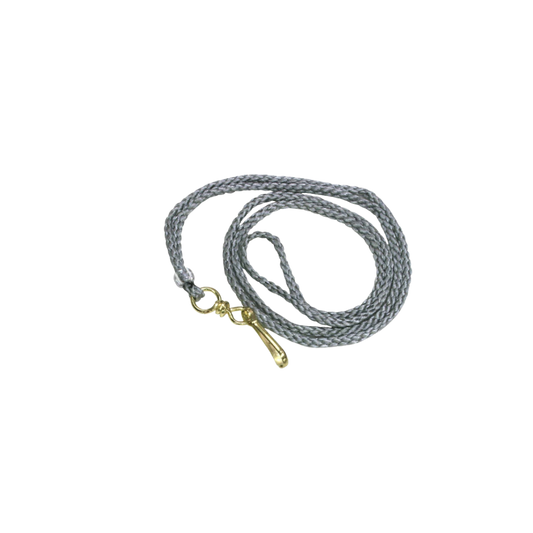 CORDÓN PARA GAFETE COLOR GRIS SABLÓN PAQUETE CON 50 PIEZAS 306.1011
