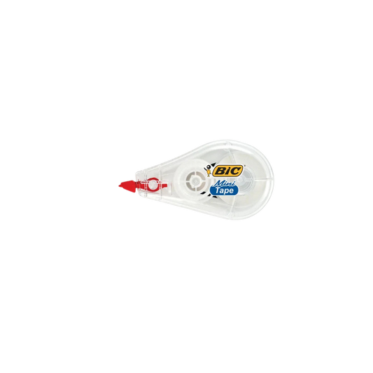 CORRECTOR BIC CINTA CUERPO TRANSPARENTE MINI TAPE 6 PIEZAS 6 MTS X 5MM 70330515765