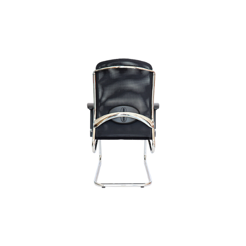 SILLA  PARA VISITANTE CROMA OHV-198 NEGRO