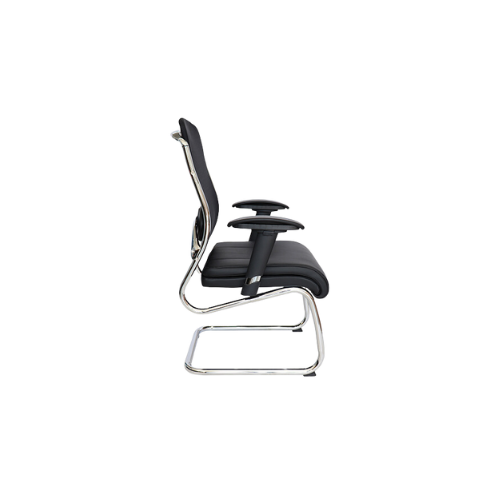 SILLA  PARA VISITANTE CROMA OHV-198 NEGRO