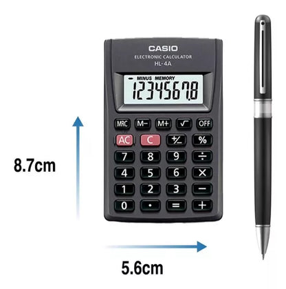 CALCULADORA DE ESCRITORIO CASIO HL-4 DE 8 DIGITOS