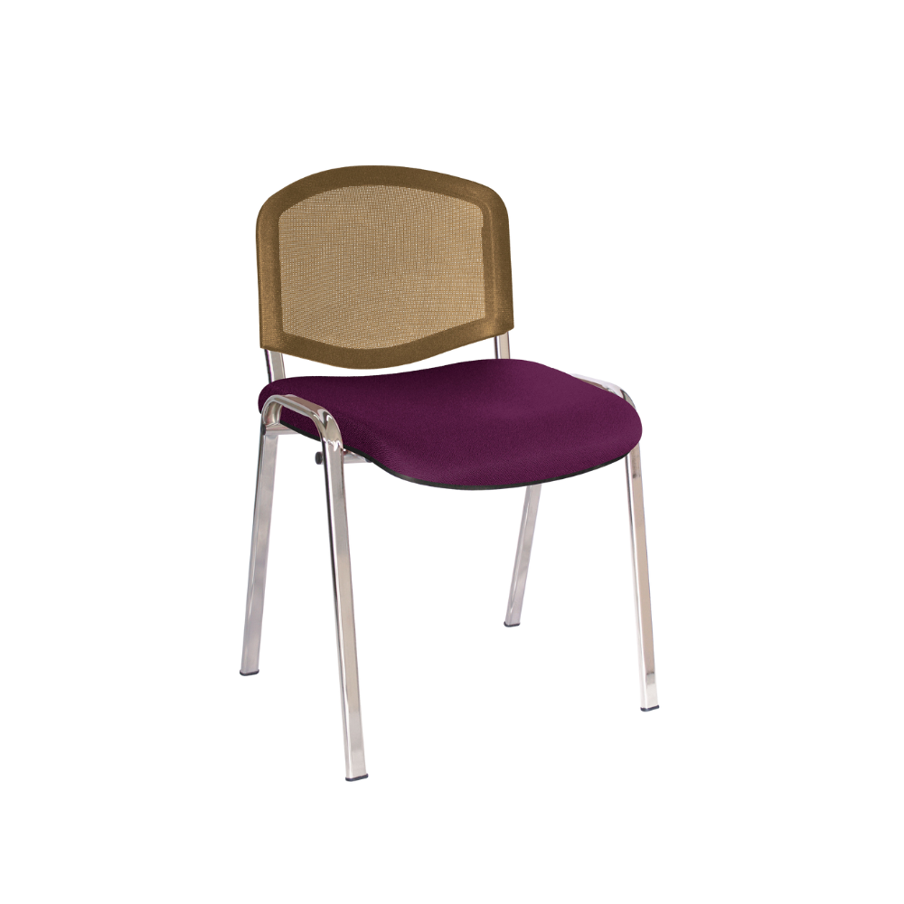 SILLA VISITANTE INTERIOR ELLITICO NET OFFIHO OHV-2400 CR