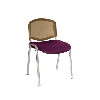 SILLA VISITANTE INTERIOR ELLITICO NET OFFIHO OHV-2400 CR