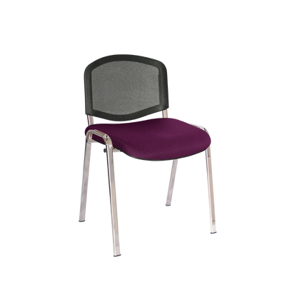 SILLA VISITANTE INTERIOR ELLITICO NET OFFIHO OHV-2400 CR