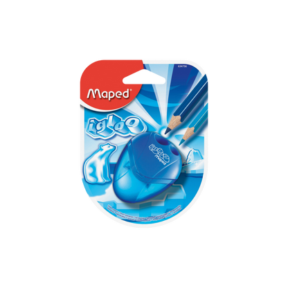 SACAPUNTAS 2 ORIFICIOS PLÁSTICO MANUAL MAPED 1 PIEZA 634756