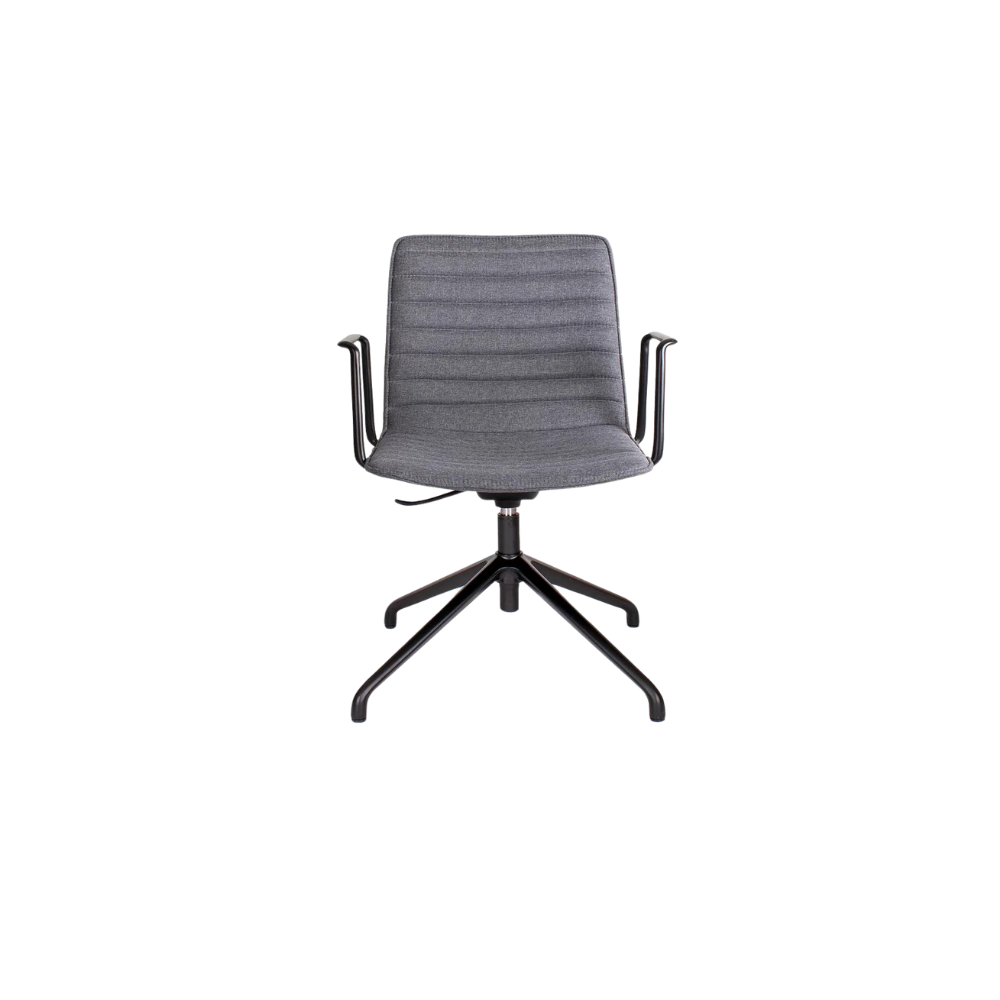 SILLA ENEAS VISITANTE PREMIUM OHV-144 NEGRO