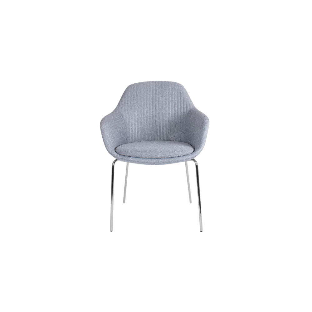SILLA FABRIZIA TERMINADO EN CROMO OHV-127