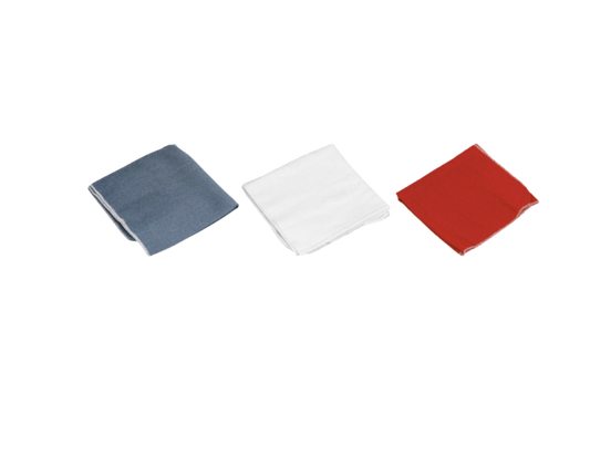 FRANELAS EN PAÑO DE ALGODON, 1 M X 50 CM, KLINTEK MODELO: 56026 56028 56027 CLAVE: FRA-1G FRA-1B FRA-1R