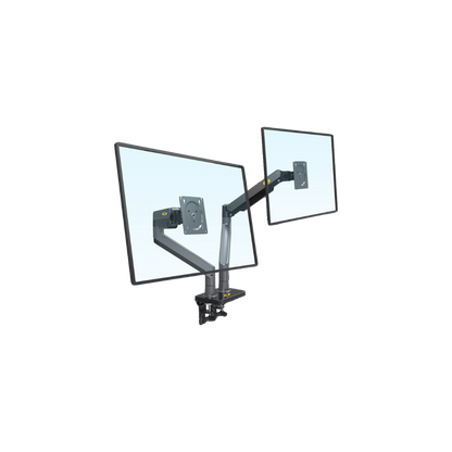 MONTAJE DE ESCRITORIO ARTICULADO PARA 2 MONITORES DE 22"-32" GIRO 360°
