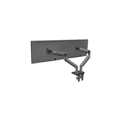 MONTAJE DE ESCRITORIO ARTICULADO PARA 2 MONITORES DE 22"-32" GIRO 360°
