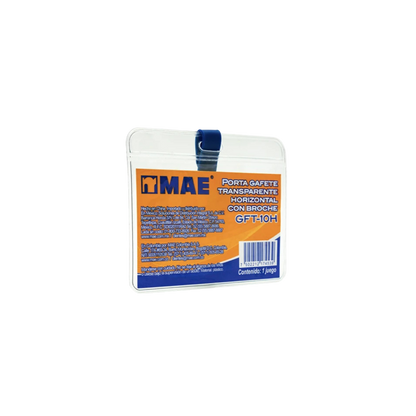 GAFETE PLÁSTICO HORIZONTAL MAE 5.5 X 9 CM 1 PIEZA GFT-10H