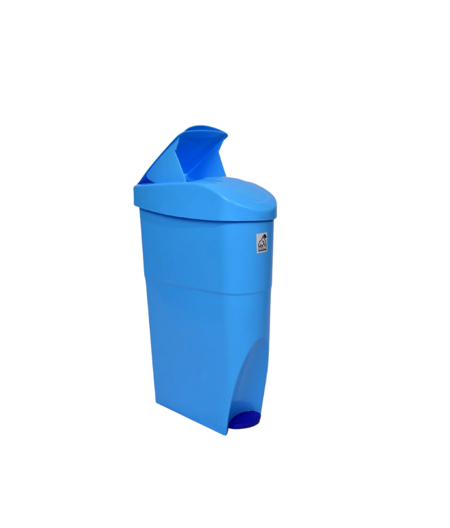 BOTE PEDAL TOALLA SANITARIA Y PAÑAL DE 18 LITROS H0621