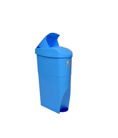 BOTE PEDAL TOALLA SANITARIA Y PAÑAL DE 18 LITROS H0621