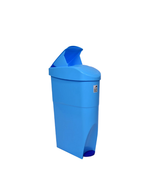 BOTE PEDAL TOALLA SANITARIA Y PAÑAL DE 18 LITROS H0621