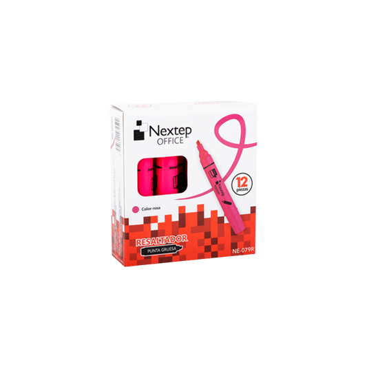 MARCADOR NEXTEP RESALTADOR COLOR ROSA NE-079R