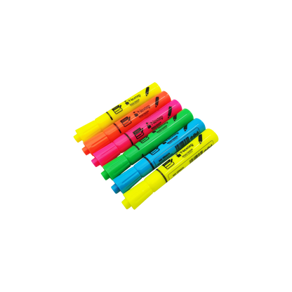 JUEGO RESALTADORES NEXTEP 5 COLORES PUNTA CINCEL 4MM NE-079X