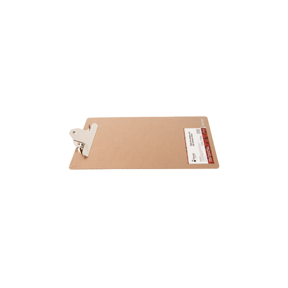 TABLA MADERA NEXTEP CON CLIP OFICIO NE-171