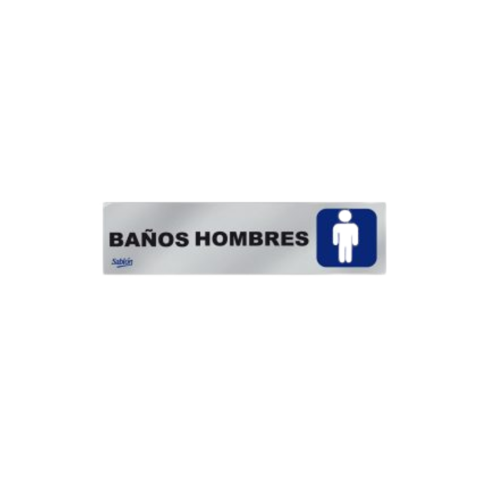 SEÑAL PARA BAÑO HOMBRES MARCA SABLÓN 6502