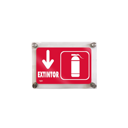 SEÑAL DE EXTINTOR MARCA SABLÓN 7744