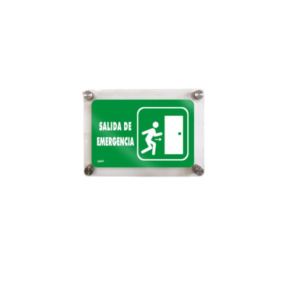SEÑAL DE SALIDA DE EMERGENCIA MARCA SABLÓN 7768
