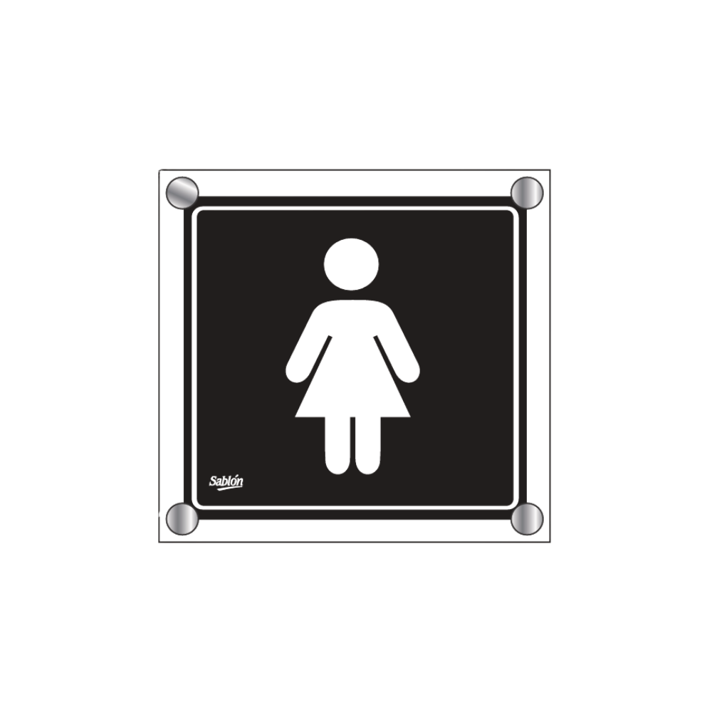 SEÑAL ELITE MINI PARA BAÑO MUJERES SABLÓN 7771