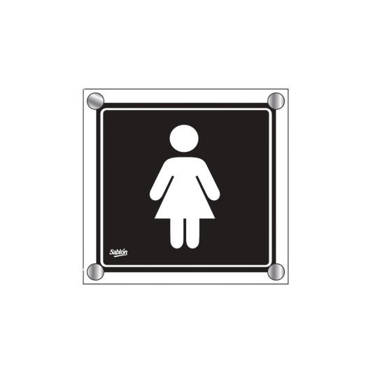 SEÑAL ELITE MINI PARA BAÑO MUJERES SABLÓN 7771