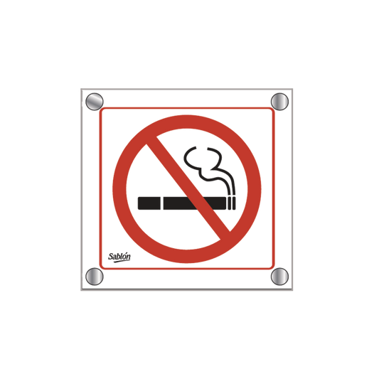 SEÑAL DE PROHIBIDO FUMAR SABLÓN 7779