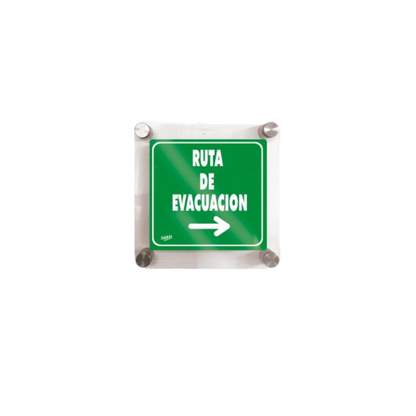 SEÑAL DE RUTA DE EVACUACIÓN SABLÓN 7782 Y 7787