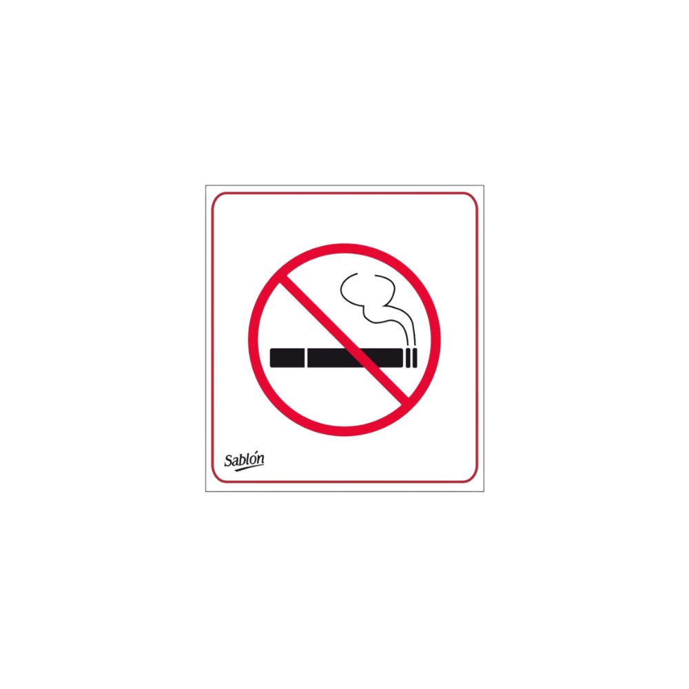 SEÑAL DE NO FUMAR SABLÓN 7785C