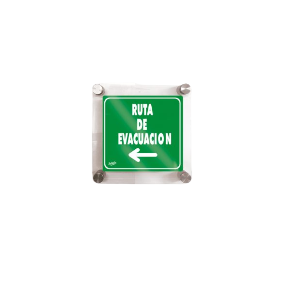 SEÑAL DE RUTA DE EVACUACIÓN SABLÓN 7782 Y 7787