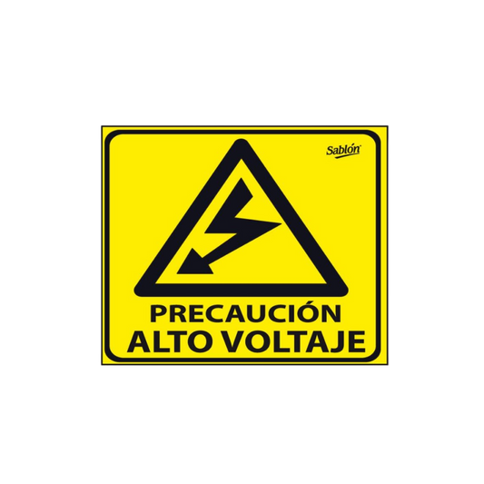 SEÑAL DE ALTO VOLTAJE PARA TABLERO GRANDE 7799 C