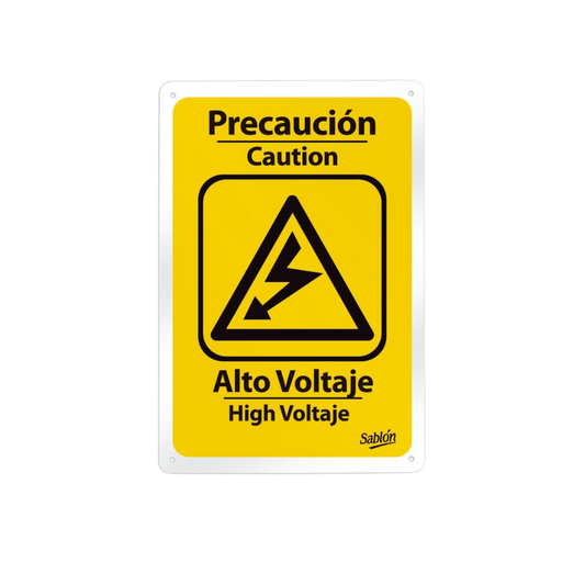 SEÑAL DE ALTO VOLTAJE PARA TABLERO CHICA 7811