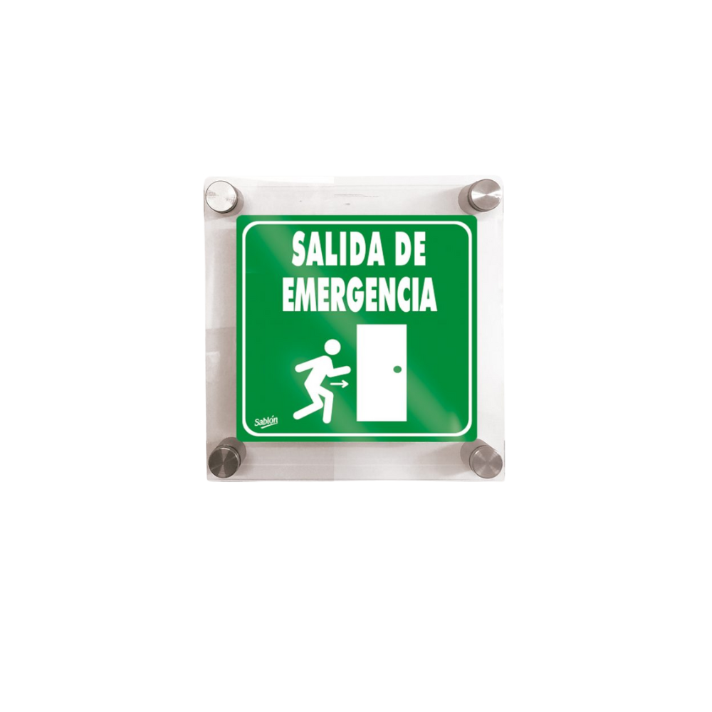 SEÑAL DE SALIDA DE EMERGENCIA MARCA SABLÓN 7814